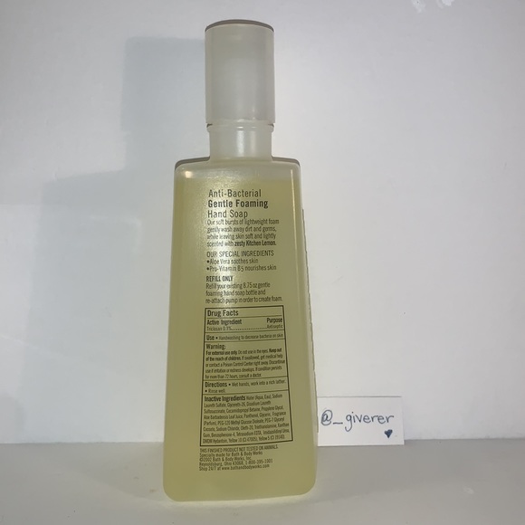 REFILL Kitchen Lemon Gentle Foaming Anti-Bacterial Hand Soap - Picture 3 of 7